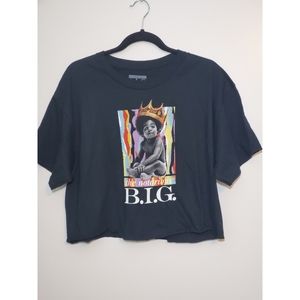 The Notorious B.I.G | Black Crop Top
